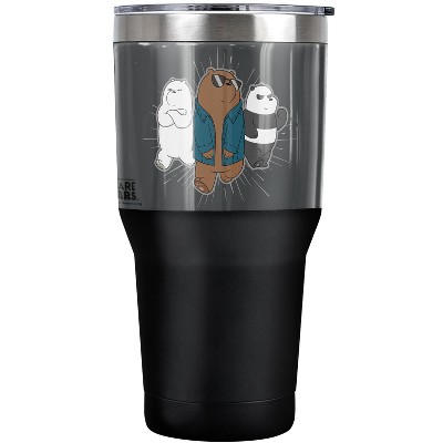 We Bare Bears Jacket Steel Tumbler 30oz Coffee Travel Mug
