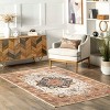 Nuloom Cira Traditional Vintage Pet Friendly Machine Washable Area Rug - 2 of 4