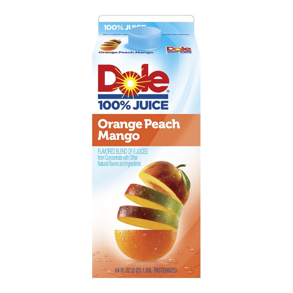 Orange peach 2025 mango juice