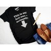 Maternity This Is My Last One Seriously Pregnancy T shirt Funny Announcement Tee - Crazy Dog Maternity T Shirt - 3 of 4