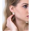 Baroque Pearl Stud Earrings for Women, Big Gold Statement Earrings with Irregular Pearls Vintage Wedding Jewelry - 3 of 4