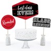 Big Dot of Happiness Reunited Red - School Class Reunion Party Centerpiece Sticks - Table Toppers - Set of 15 - 3 of 4