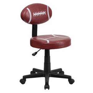 Football Task Chair - Flash Furniture, Brown