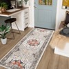 COZONY Washable Runner Rug Vintage Oriental Area Rugs for Bedroom Aesthetic Entryway Rug Non Slip Throw Rugs with Rubber Backing Distressed Carpet - 4 of 4