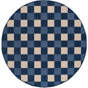Courtyard CY6443 Power Loomed UV Resistant, Stain Resistant, Non-Shedding Indoor/Outdoor Rugs - Safavieh - 1 of 3