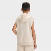 Boys' Fleece Sleeveless Cutoff Hoodie Sweatshirt - art class™ - 2 of 3