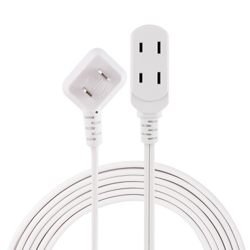 Cordinate 3 Outlet 10' Extension Cord Dark Heather : Target