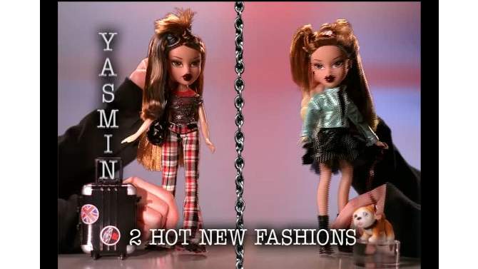 Bratz Pretty N Punk Jade Fashion Doll with 2 Outfits and Suitcase, 2 of 11, play video