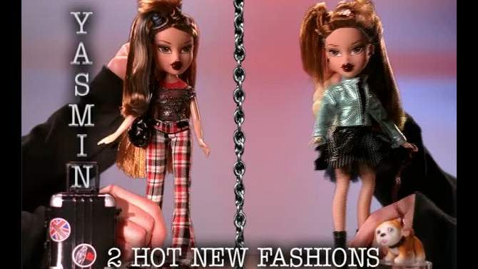 Bratz Pretty N Punk Yasmin Fashion Doll with 2 Outfits and Suitcase, 2 of 9, play video