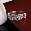 Vines Filigree Wedding Bridal Band Ring Womens Ginger Lyne Collection - 2 of 4