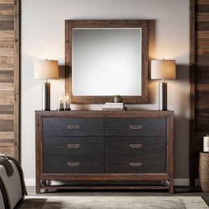 Six-Drawer Dresser, No Assembly Required, Two-Tone Finish - 1 of 1