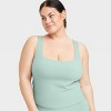 Women's Everyday Soft Square Neck Support Tank Top - All In Motion™ - 3 of 3