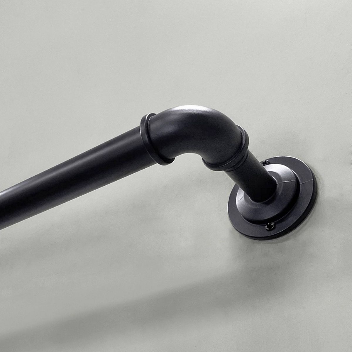 Lumi Home Furnishings Wraparound Single Steel Curtain Rod - thumbnail 6