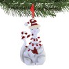 3.75 In Peppermint Dinosaur Christmas Tree Ornaments - 3 of 3