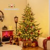 Costway 6/7 FT Artificial Christmas Tree with 830 Branch Tips 260 LED Lights 8 Lighting Modes - 2 of 4