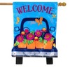 Spring Pickup Applique House Flag Welcome Floral 28" x 40" Briarwood Lane - 2 of 4