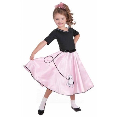 Pink poodle skirt clearance costume