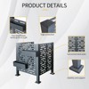 DOMETOUR 3ftx3ft Air Conditioner Fence for Outdoor Units, Metal Privacy Fence Cover, Perfect to Conceal Air Conditioning Units - 2 of 4