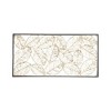 32" x 16" Paper Cloaked Leaves Unframed Wall Decor Natural: Madison Park Etched Botanical Artwork, Molded Hanger - 2 of 4