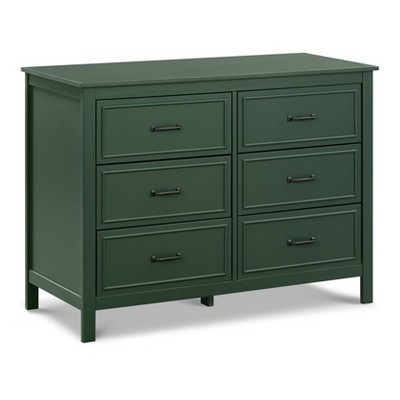 Image of DaVinci Charlie 6-Drawer Double Dresser - Forest Green