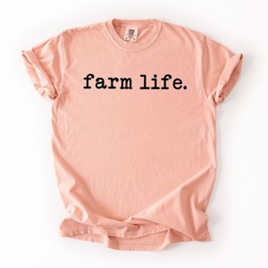 Simply Sage Market Farm Life Garment Dyed Tee - 1 of 4