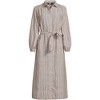 Lands' End Women's Linen Long Sleeve Midi Shirt Dress - 3 of 4