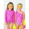 RuffleButts Girls One Shoulder Ruffle One Piece - 3 of 4