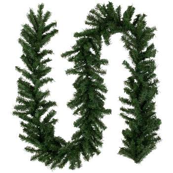 Northlight 9' x 10" Unlit Green Canadian Pine Artificial Christmas Wreath