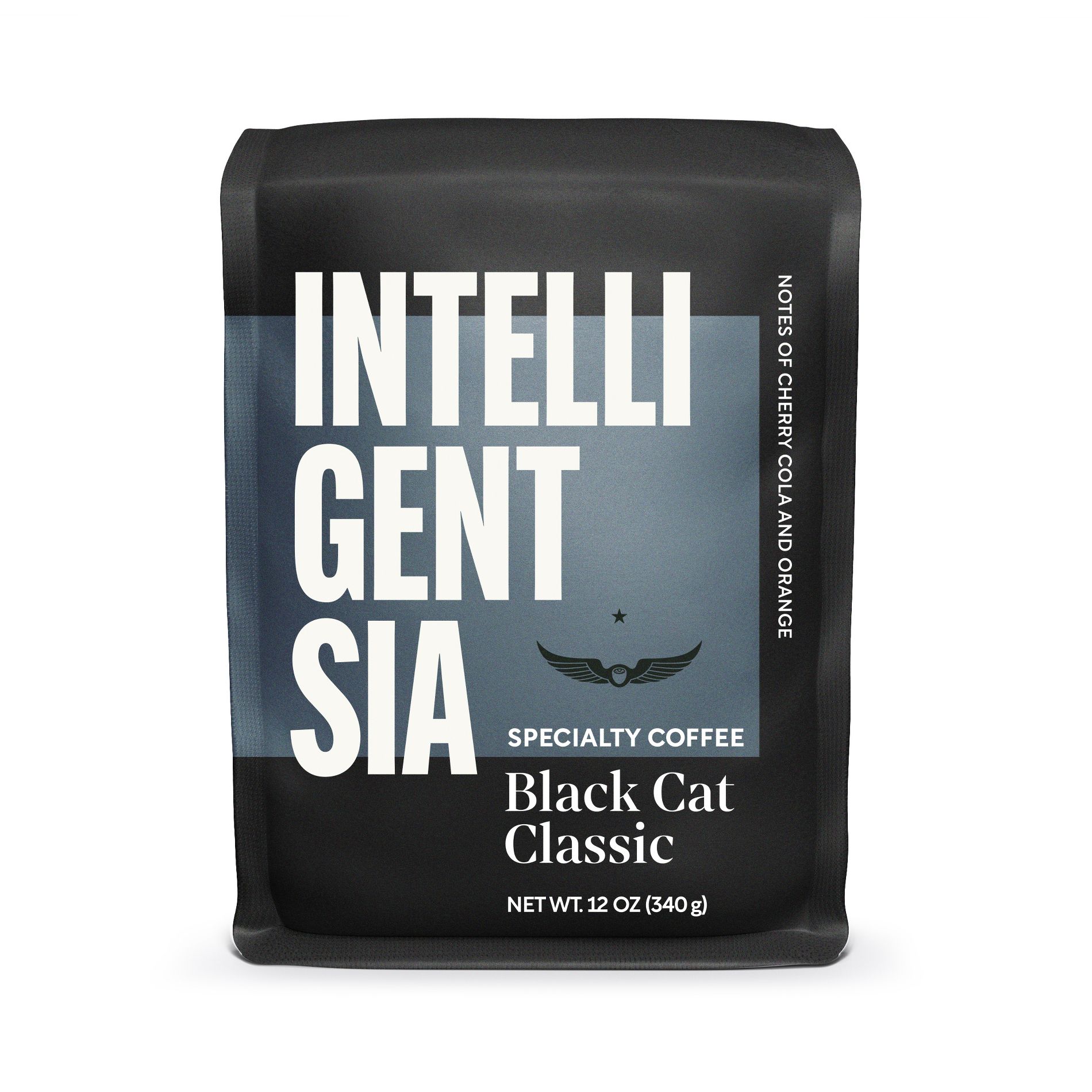 Intelligentsia Direct Trade Black Cat Classic Espresso Roast Light Roast Whole Bean Coffee -12oz