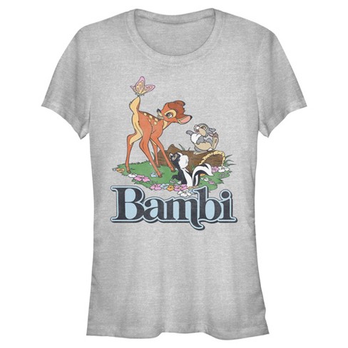 Juniors Womens Distressed Scene : Classic T-shirt Bambi Target