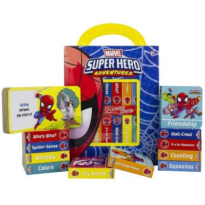 My First Library Spider-Man Evergreen - by  Pi Kids (Mixed Media Product)