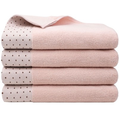 PiccoCasa Soft 100% Combed Cotton 600 GSM Highly Absorbent for Bathroom Shower Hand Towel Set