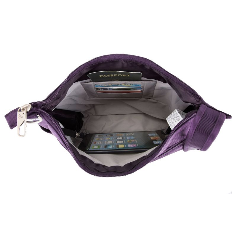 Travelon RFID Anti-Theft Essential Crossbody Bucket Messenger Bag, 4 of 7