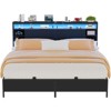 Aheaplus Bed Frame with Charging Station and RGB LED Lights - 2 of 4