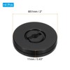 Unique Bargains High-strength Plastic 360-degree Rotating Anti-slip Multi-use Black Swivel Stand 4 Pcs - 2 of 4