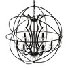CWI Lighting Campechia 9 Light Up Chandelier With Brown Finish - 3 of 4