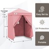 EAGLE PEAK Flex Ultra Compact 5x5 Pop-up Changing Room Canopy, Portable Privacy Cabana for Pool, Fashion Photoshoots, or Camping - 3 of 4