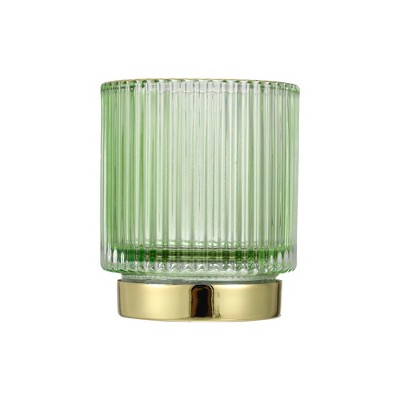 Unique Bargains Glass Cosmetic Makeup Brush Holder 1 Pc