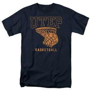 University Of Texas At El Paso Basketball Hoop Adult T-Shirt Navy - 1 of 4