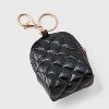 Girls' Mini Backpack Bag Charm - art class™ Black - 2 of 3