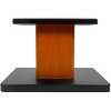 Paaaawaters 8" Desktop Speaker Stands, 66 lbs. Capacity, Wood Finish, Resonance-Free, Cable Management - 3 of 4