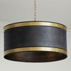 Capital Lighting Barrow 4 - Light Pendant in  Galvanized Black/True Brass - 3 of 4
