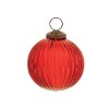 Ribbed Glass Ball Ornament (Set of 12) - 4 of 4
