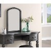 PAGED Makeup Vanity Desk Contemporary Makeup Table with 3-Mode Lighted Mirror, Socket, Drawer, 3 Shelves for Bedroom, Powder Room - 4 of 4