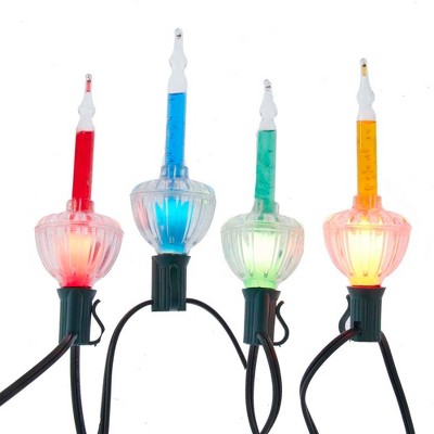 Kurt Adler 7-Light Multi-Color Bubble Light Set