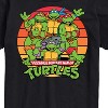 Men's - Teenage Mutant Ninja Turtles - Retro Sunset Circle Short Sleeve Graphic T-Shirt - 2 of 4