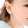 Girls' Dapper Dachshunds Screw Back Sterling Silver Earrings - In Season Jewelry - 3 of 4