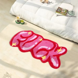 Colorful rugs, super soft thickened fluffy area rugs for living room, soft plush area rugs, plush indoor rugs for bedrooms - 1 of 4