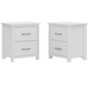 Galano Layton 2-Drawer Nightstand Effortless Assembly (Set of 2) - 19.1''W x 15.7''D x 21.9''H - 2 of 4