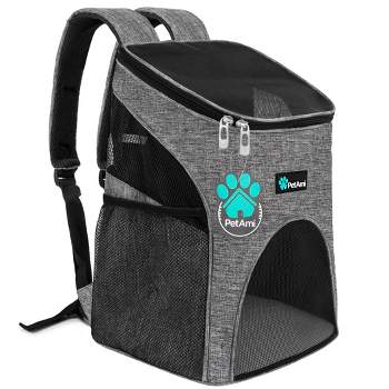 PetAmi Small Dogs Cats Backpack Carrier, Airline Approved Pet Ventilated Safety Strap Buckle for Hiking Travel Camping Outdoor